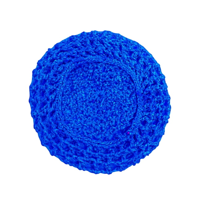 Xingzhi Woman Mesh Crochet Hair Net Washable Flexible Replacement Sleeping Hairnet Blue
