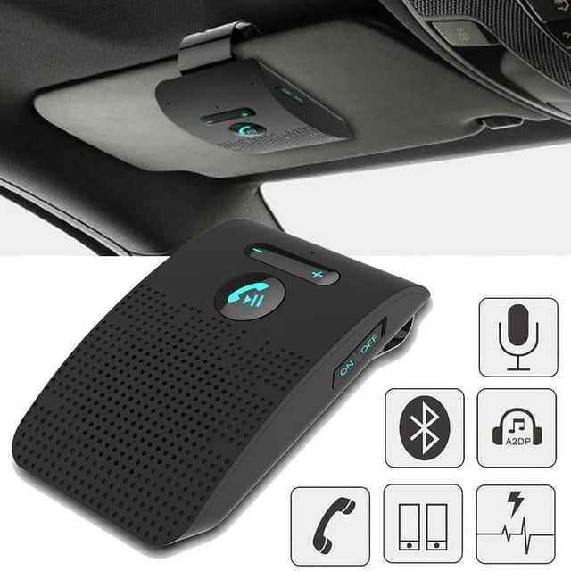 OBOOSE Téléphone Mobile Bluetooth Mains Libres, Diffusion Vocale, Adaptateur Bluetooth, Récepteur, Activation Automatique Bluetooth 2-en-1