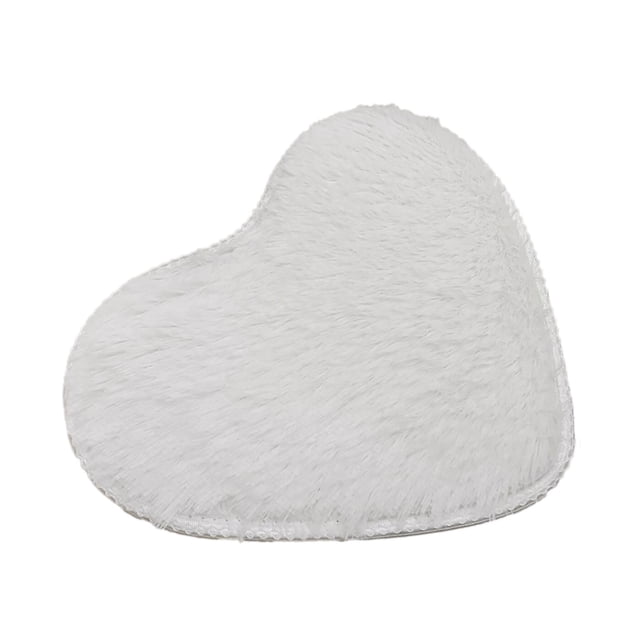 VogueV Bathroom Absorbent Rug - Quick-Dry Shower Mat 30x40cm White