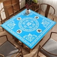 thumbnail image 5 of Mahjong Mat Reduction Mahjongg Table Mat Mahjong Accessories Tablecloth Game Poker Domino Game Game Mat For Card Board And Tile Games 70x70cm, 5 of 5