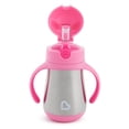 thumbnail image 4 of Munchkin Cool Cat™ Stainless Steel Straw Cup, 8oz, Pink, 4 of 5