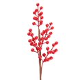 thumbnail image 1 of 3Pcs Simulation Holly Fruit Long Branch Christmas Fruit Fake Flower Berry Red Fruit Fortune Fruit, 1 of 15