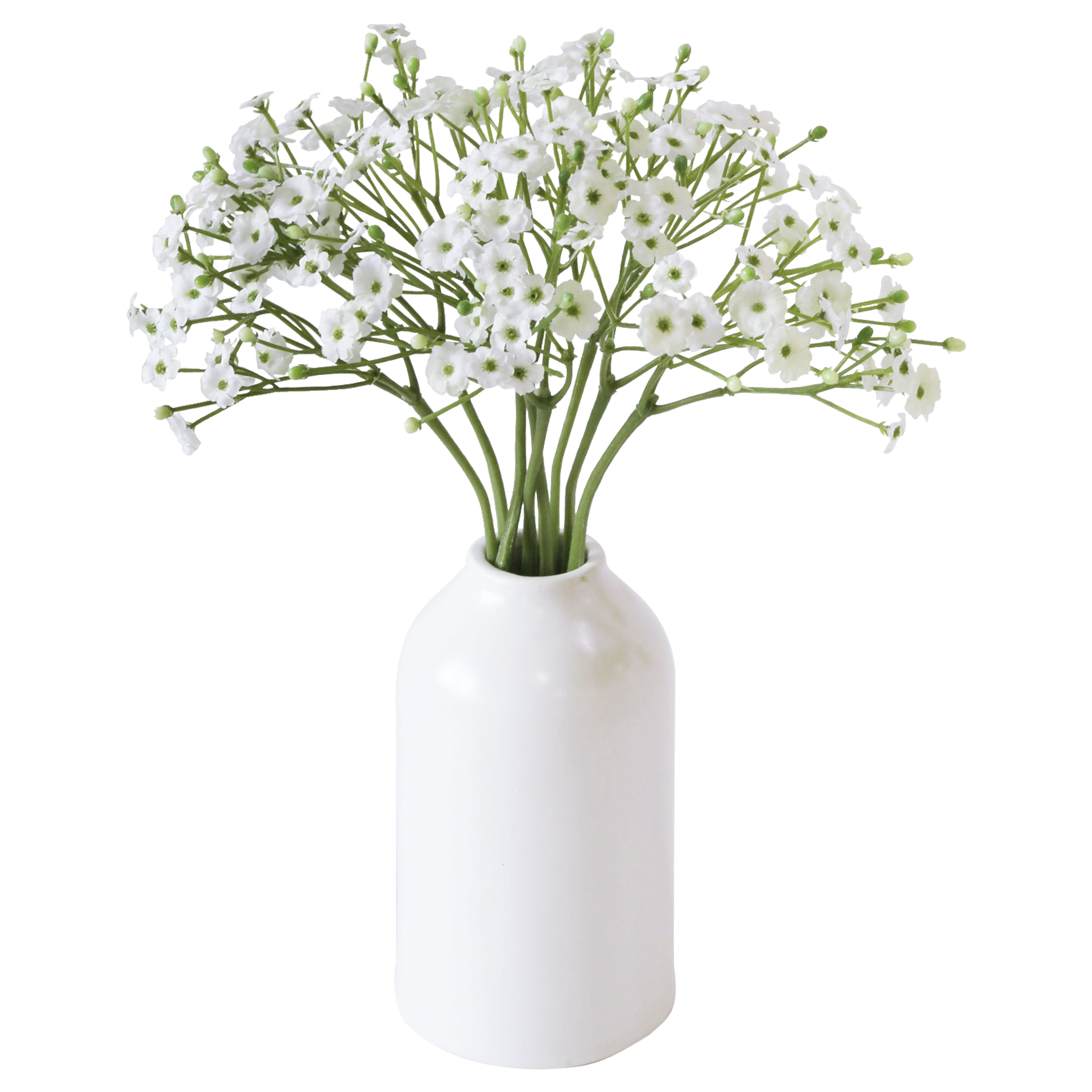 Ensemble de 3 Tiges de Fleurs de Gypsophile Artificielles, Pour utilisation à l'intérieur