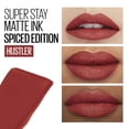 thumbnail image 2 of Maybelline New York SuperStay Matte Ink Liquid Lipstick Makeup, Long Lasting, High-Impact Lip Colour, Up to 16 hours, hustler ,5 ml, 2 of 9