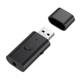 thumbnail image 1 of Blue Tooth 5.3 Transmitter Receiver 3.5mm Aux Wireless USB Adapter Low Latency Built In Mic Music Streaming Handsfree Calls Driver For TV PC Home/Car Stereo, 1 of 6