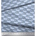 thumbnail image 2 of Soimoi Rayon Fabric Cross Sign & Triangle Geometric Print Fabric by The Yard 42 Inch Wide, 2 of 4