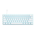 thumbnail image 4 of iBlancod Clavier de Jeu Mécanique à 61 Touches Interchangeables à Chaud avec Commutateurs Bleus, Double Mode Filaire/Bluetooth 5.0, 19 Rétroéclairages RVB Bleu Poudre, Câble Type-C Détachable, Retournement N-Key, Batterie 2500mAh,, 4 of 6