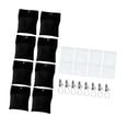 thumbnail image 4 of Siruishop 8 Pcs Poids pour Rideaux d'Extérieur Pratiques Robustes contre le Vent pour Patio Extérieur Noir, 4 of 8