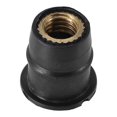 thumbnail image 2 of thinsony 10pcs Screw Nuts Rubber Motorcycle Windscreen Nuts Shock-proof Motorbike Well Fasteners, M6, 2 of 7