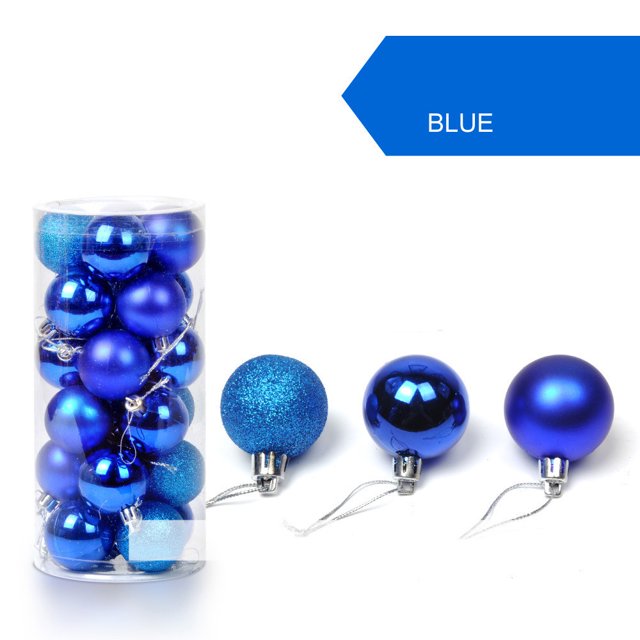 XZNGL Bathroom Organizers Kitchen Storage Rack 30Mm Christmas Xmas Tree Ball Bauble Hanging Home Party Ornament Decor