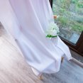 thumbnail image 3 of Leaves Sheer Curtain Tulle Window Treatment Voile Drape Valance 1 Panel Fabric, 3 of 9