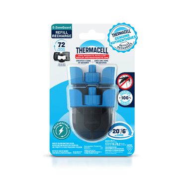 Recharge de répulsif à moustiques rechargeable Thermacell E‑ZoneGuard – paquet de 72 heures