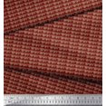 thumbnail image 2 of Soimoi Red Rayon Fabric Brush Stroke & Dots Abstract Print Fabric by Yard 42 Inch Wide, 2 of 5