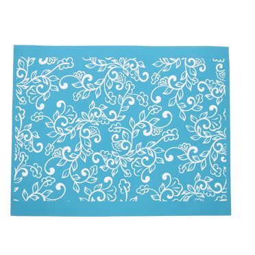 Pochoir en Maille DIY, Impression en Soie, Pochoir Décoratif Lavable