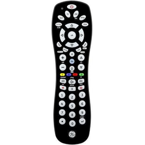 GE 6-Device Universal Remote Control, Black, 46261