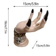 thumbnail image 3 of Savings Oefntac Halloween Decor 2PCS Halloween Decoration Witch Hand Shape Snack Bowl Rack Glass Holders, 3 of 9
