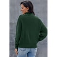 thumbnail image 4 of Women's Oversized Chunky Batwing Long Sleeve Turtleneck Sweater, 4 of 4
