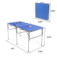 thumbnail image 2 of Patiojoy Table de Tennis de Table Ping-Pong Table Pliante Portable Sport Cadeau, 2 of 8