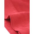 thumbnail image 5 of INSPIRE CHIC Women's Turn-Down Collar Flap Pockets Snap Button Faux Suede Jacket Small Red, 5 of 5