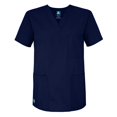 thumbnail image 1 of Adar Universal Unisex V-Neck Tunic 3 Pocket Scrub Top (Available in 39 Colors), 1 of 7