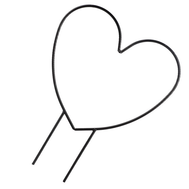 (1pcs Love) Plant Support Stand Metal Plant Stand (Package Size: 33*24*1cm)