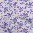 thumbnail image 1 of oneOone Rayon Medium Purple Fabric Florals Sewing Craft Projects Fabric Prints By Yard 56 Inch Wide, 1 of 4
