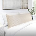 thumbnail image 1 of Cord Plush Body Pillow Oat, 1 of 3