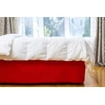 thumbnail image 1 of Gouchee Home Grid Queen Bedskirt – Quilted Red Bed Skirt, Soft Brushed Microfiber, 60x80x14", Machine Washable, 1 of 1