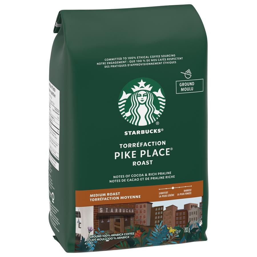 STARBUCKS® Pike Place Roast® Medium Roast Ground Coffee 793g Bag