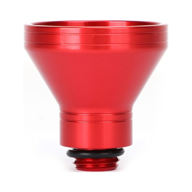 Red Aluminum Oil Filler Funnel 20mm Universal Oil Catch Drain Motorcycle