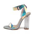thumbnail image 4 of LSLJS Women's High Heel Shoes Pumps Buckle Strap Casual Pointed Toe Sandals Transparent Crystal Slippers, 4 of 8
