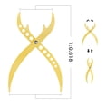 thumbnail image 3 of Eyebrow Golden Ratio Ruler, Stainless Steel Eyebrow Ruler  for Microblading Gold,Rose Gold,Black, 3 of 7