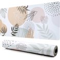 thumbnail image 1 of Large Gaming Mouse Pad, Non-Slip Rubber Base Water-Resistant Computer Keyboard Mouse Mat Desk Pad Protector, 35.5 x 15.75-inch 3mm Thick XX-Large, Ideal Partner for Work & Game (Tropical Leaf), 1 of 5