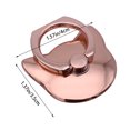 thumbnail image 3 of Metal Phone Ring Holder - 360° Rotating Finger Grip & Kickstand - Universal for Smartphones, 3 of 5