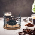 thumbnail image 1 of Amzcrzy Coffee Bar Accessories Storage Basket Coffee Capsule Storage Basket Iron Desktop Table Storage Basket Kitchen Coffee Storage Basket Tea Bag Organizer Coffee Organizer Station, 1 of 4