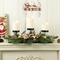 thumbnail image 5 of Yhmxh Home Decor Christmas Three-legged Candlestick Home Desktop Candlestick Rattan Garland Decoration Party Matching Ornaments Welcome Home Decorations Spring Decor, 5 of 5
