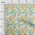 thumbnail image 2 of oneOone Cotton Cambric Lime Green Fabric Abstracts Sewing Craft Projects Fabric Prints By Yard 56 Inch Wide, 2 of 4