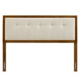 thumbnail image 5 of Modway Draper Tufted Twin Fabric and Wood Headboard in Walnut Beige, 5 of 5