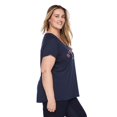 thumbnail image 4 of George Women's Plus V-Neckline Tee, 4 of 6