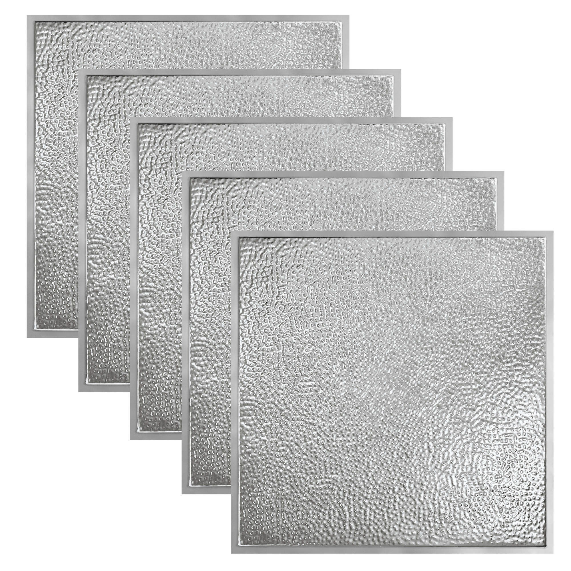 Great Lakes Tin Chicago Unfinished 2ft x 2ft Lay In Ceiling Tiles (5 Pack)
