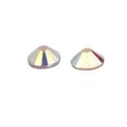 thumbnail image 2 of 1400 Pcs/SS16 Strass en Verre Cristal Ronds à Dos Plat Gemmes Blanches Gemmes Résine AB, 2 of 6