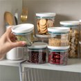 thumbnail image 3 of GZJCKJY Airtight Food Storage Containers, BPA-Free Plastic Kitchen Canisters with Lids, Clear Pantry Organization Containers for Dry Goods, Snacks, Flour, 3 of 6