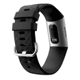thumbnail image 3 of Queilt Fitbit Charge 3/4 bracelet silicone (S) Black, 3 of 5