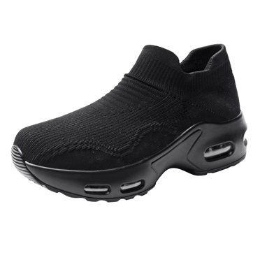 HBFAGFB Sneakers for Women Walking Running Shoes Ladies Flat Socks Sneakers Going Out Black Size 41