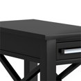 thumbnail image 4 of Simpli Home Kitchener Solid Wood Narrow Side Table in Black, 4 of 7