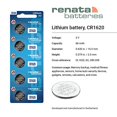 thumbnail image 4 of Renata CR1620 Batteries - 3V Lithium Coin Cell 1620 Battery (100 Count), 4 of 4