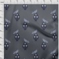 thumbnail image 3 of oneOone Cotton Poplin Fabric Leaves|Bird & Floral Block Print Fabric BTY 56 Inch Wide, 3 of 4