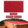 thumbnail image 2 of jinwen Nappe de Billard, Table, Nappe de Jeu de Sports Intérieurs de Snooker avec Coussin 8 Pieds Rouge, 2 of 9