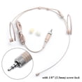 thumbnail image 4 of Bgsha Beige Double Earhook Headset Mic Headworn Microphone 3.5mm 3 Pin 4 Pin XLR Plug, 4 of 9