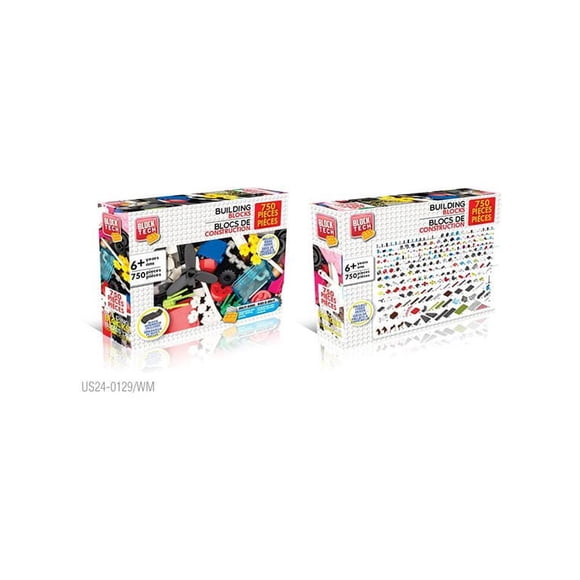 Block Tech Assorted Mixed Colours Building Blocks